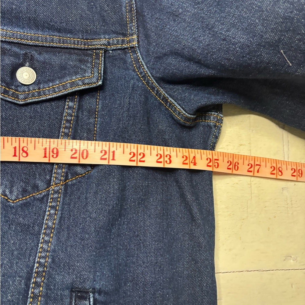 Levi's Dark Blue Denim Jacket - Picture 3 of 6